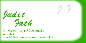 judit fath business card